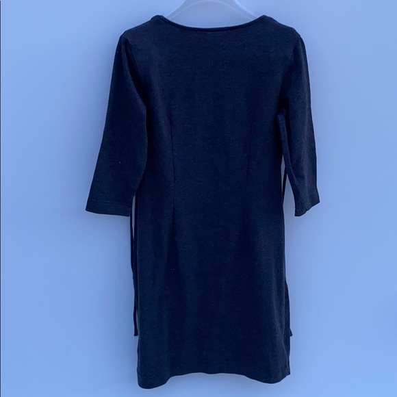 Gray mid sleeve Dress - Picture 4 of 6